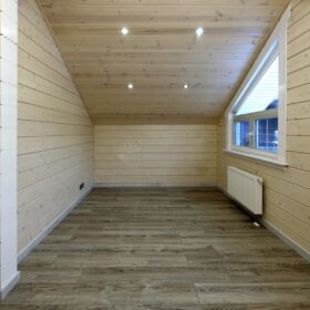 Фото деревянный дом из клееного бруса по проекту "Крым"