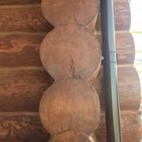 Фото домов из бревна ручной рубки