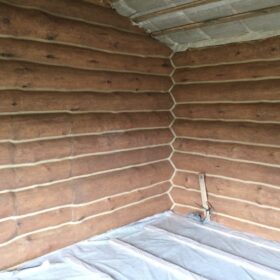 Фото домов из бревна ручной рубки