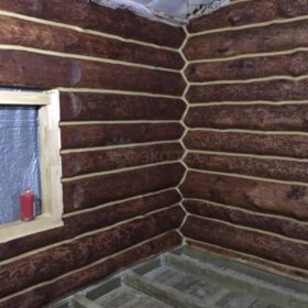 Фото домов из бревна ручной рубки