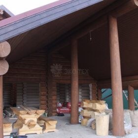 Фото домов из бревна ручной рубки