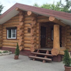 Фото домов из бревна ручной рубки