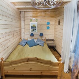 Фото деревянный двухэтажный дом из клееного бруса по проекту "Вольтер"