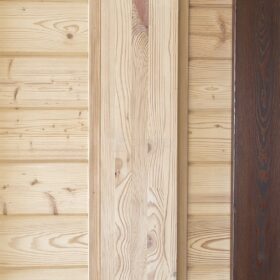 Фото деревянный двухэтажный дом из клееного бруса по проекту "Вольтер"