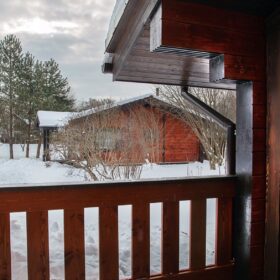 Фото деревянный двухэтажный дом из клееного бруса по проекту "Вольтер"