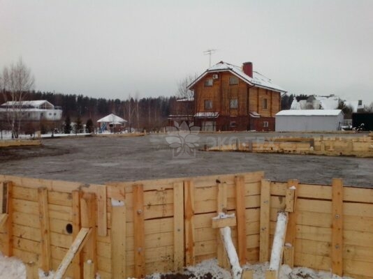 Фундамент монолитная плита