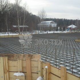 Фундамент монолитная плита