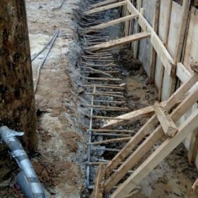 Фундамент монолитная плита