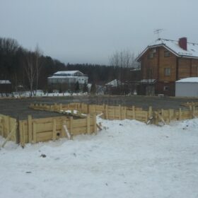 Фундамент монолитная плита