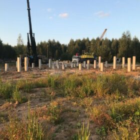 БЕТОННЫЙ СВАЙНО-РОСТВЕРКОВЫЙ ФУНДАМЕНТ