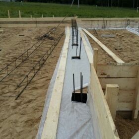 Ленточные фундаменты