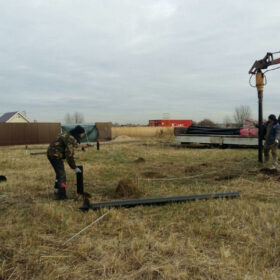 Фундаменты на винтовых сваях