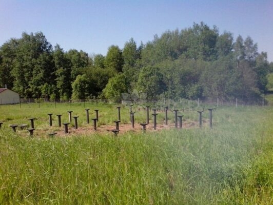 Фундаменты на винтовых сваях