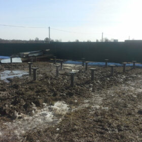 Фундаменты на винтовых сваях