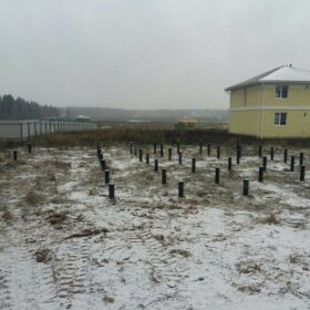 Фундаменты на винтовых сваях