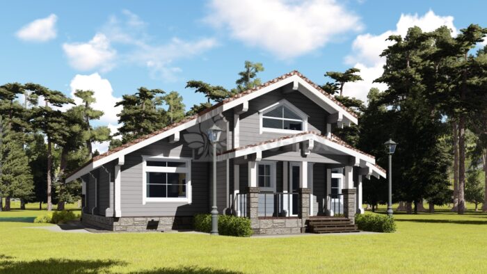 Проект дома Гарда клееный брус