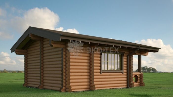 Проект дома Гор оцилиндрованное бревно