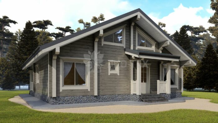 Проект дома Хельсинки клееный брус