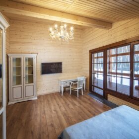 Фото интерьеры деревянных домов