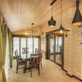 Фото интерьеры деревянных домов