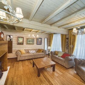 Фото интерьеры деревянных домов