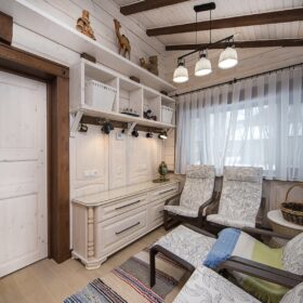 Фото интерьеры деревянных домов