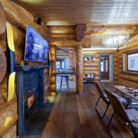 Фото интерьеры деревянных домов