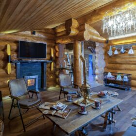 Фото интерьеры деревянных домов