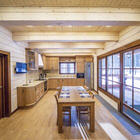 Фото интерьеры деревянных домов