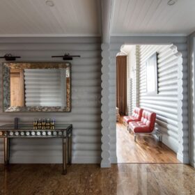 Фото интерьеры деревянных домов