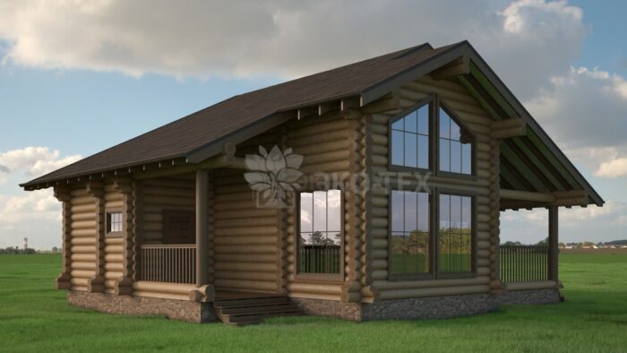 Проект дома Италика оцилиндрованное