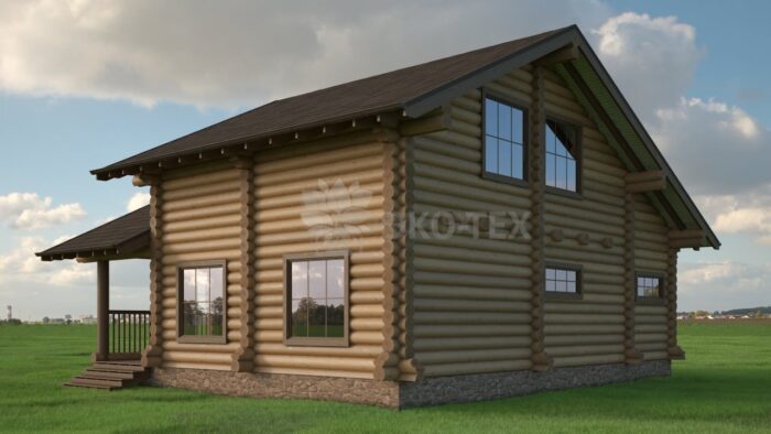 Проект дома Италика оцилиндрованное