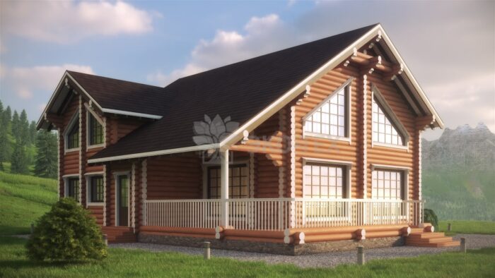 Проект дома Киви оцилиндрованное