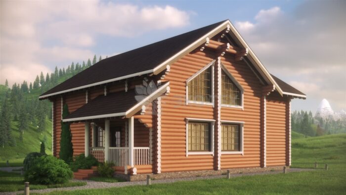 Проект дома Киви оцилиндрованное