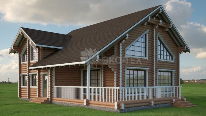 Проект дома Киви оцилиндрованное