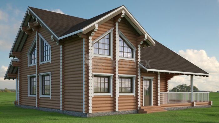 Проект дома Киви оцилиндрованное