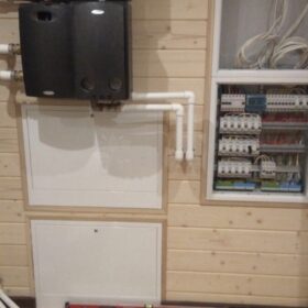 Фото коммуникации в деревянных домах