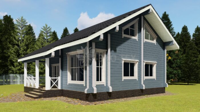 Проект дома Лесная сказка клееный брус