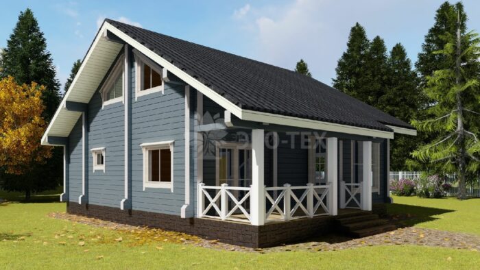Проект дома Лесная сказка клееный брус