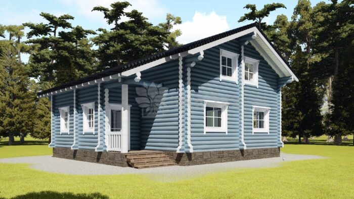 Проект дома Мечта оцилиндрованное бревно