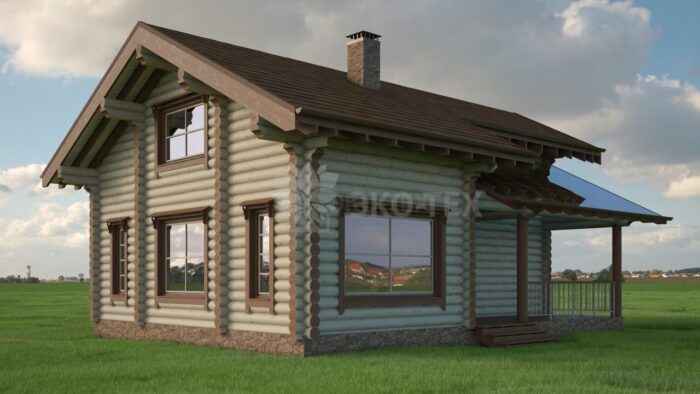 Проект дома Неаполь оцилиндрованное