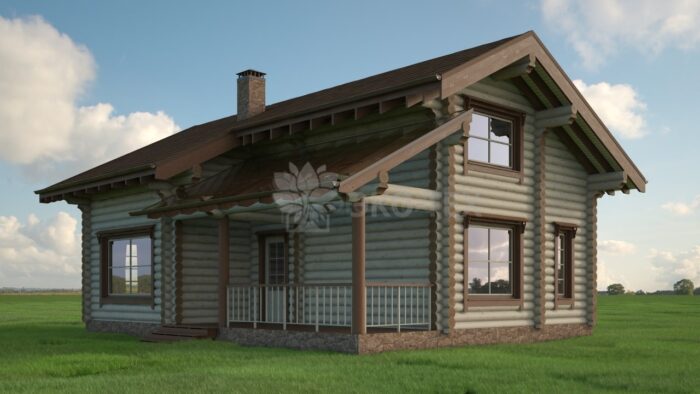 Проект дома Неаполь оцилиндрованное