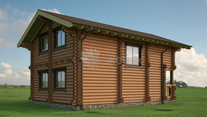 Проект дома Нимфа оцилиндрованное