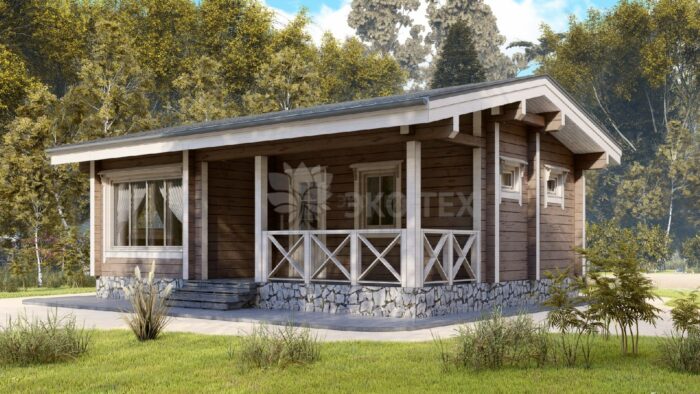 Проект дома Обнинск клееный брус
