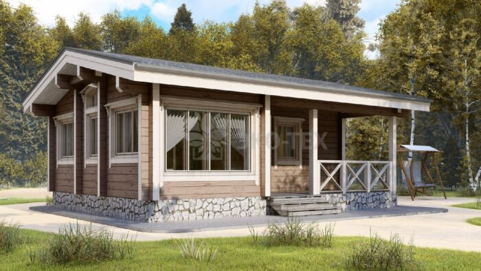 Проект дома Обнинск клееный брус