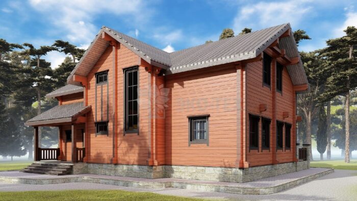 Проект дома Прага клееный брус