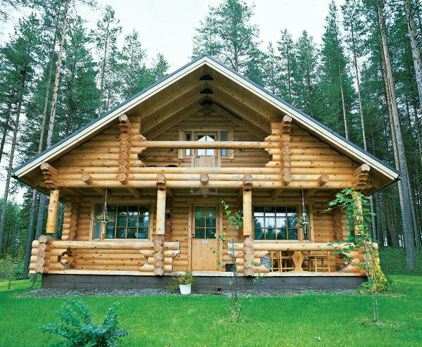 Дома из оцилиндрованного бревна