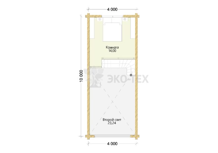 Дом из клееного бруса Скандинавия