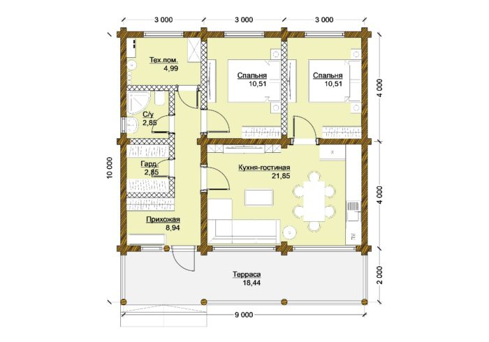 Дом из бревна Солнечногорск