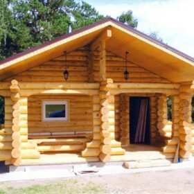 Строительство бань из дерева